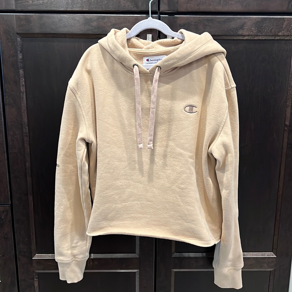 Champion cropped hoodie like new. Size XS